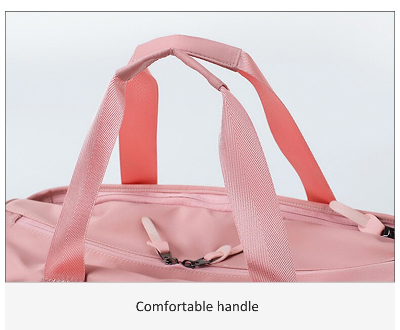 Fashion Gym Training Fitness Bag Women High Capacity Waterproof Travel Dry Wet Yoga Mat Bags Luggage Shoes Storage Shoulder Pack