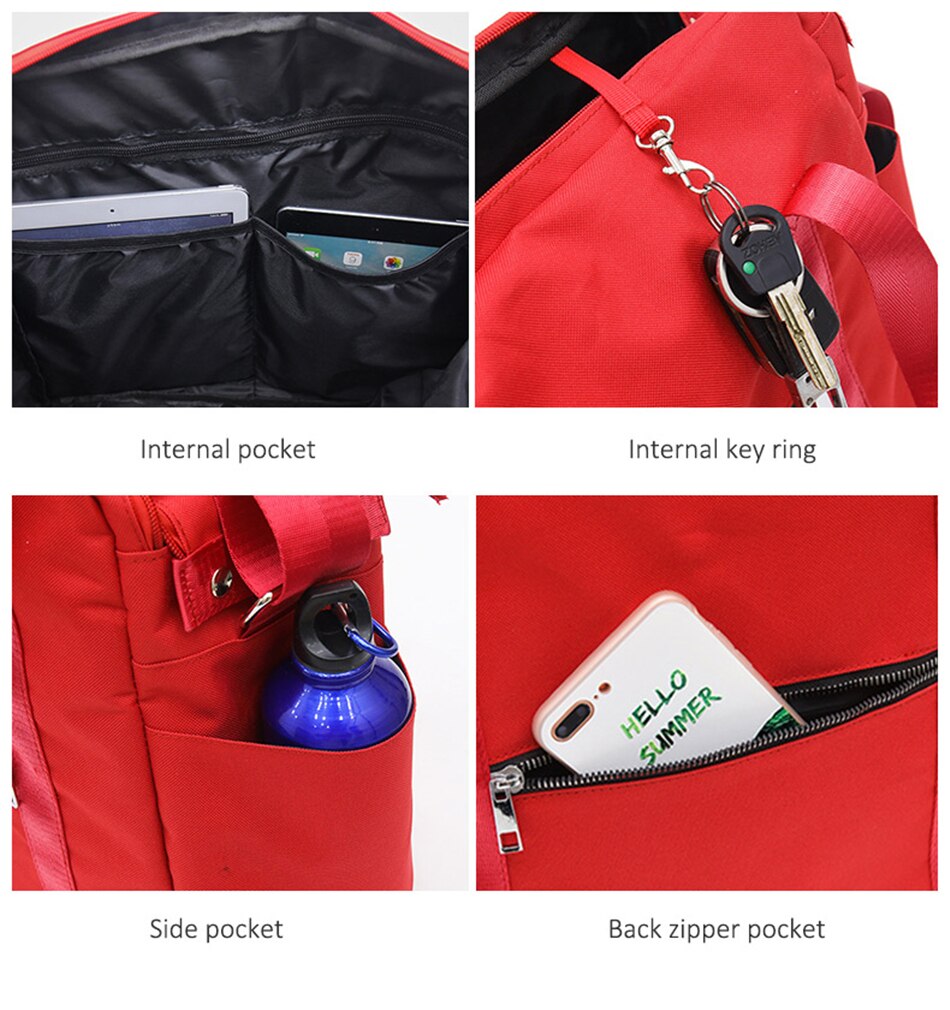 Fashion Training Gym Fitness Bag Women Men With Shoes Pocket Dry Wet Travel Handbag Luggage Fashion Sport Swimming Yoga Mat Bags