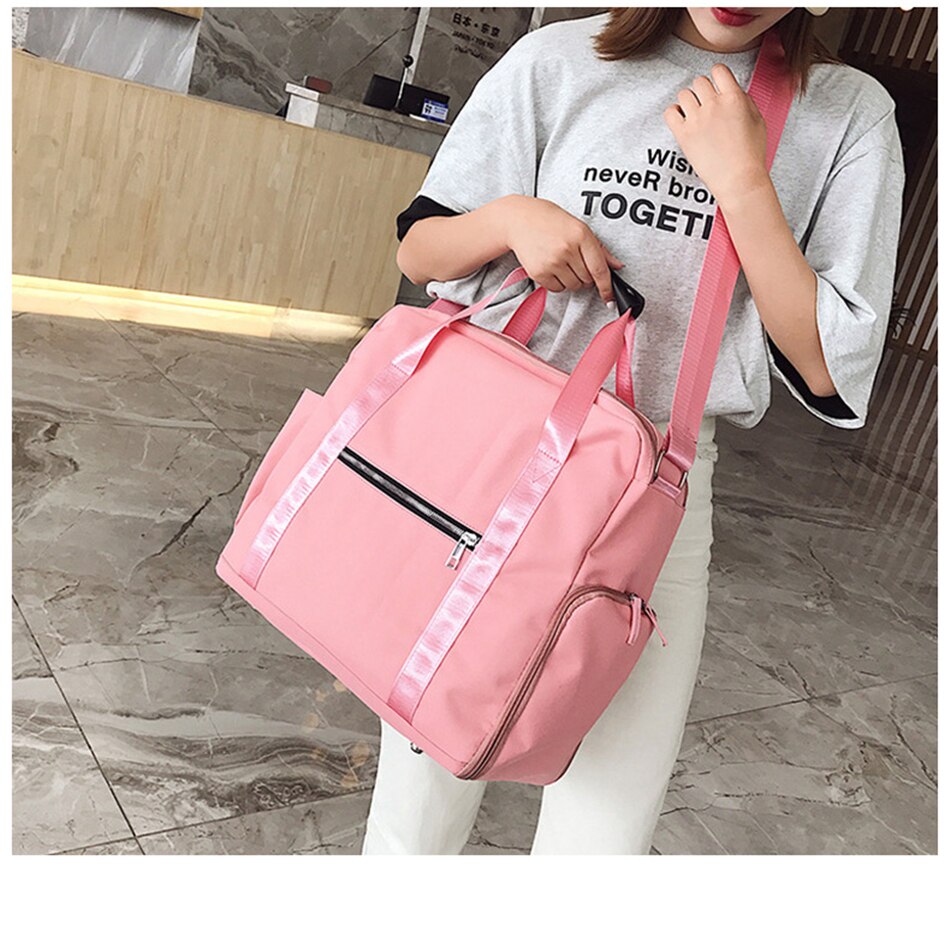 Fashion Training Gym Fitness Bag Women Men With Shoes Pocket Dry Wet Travel Handbag Luggage Fashion Sport Swimming Yoga Mat Bags