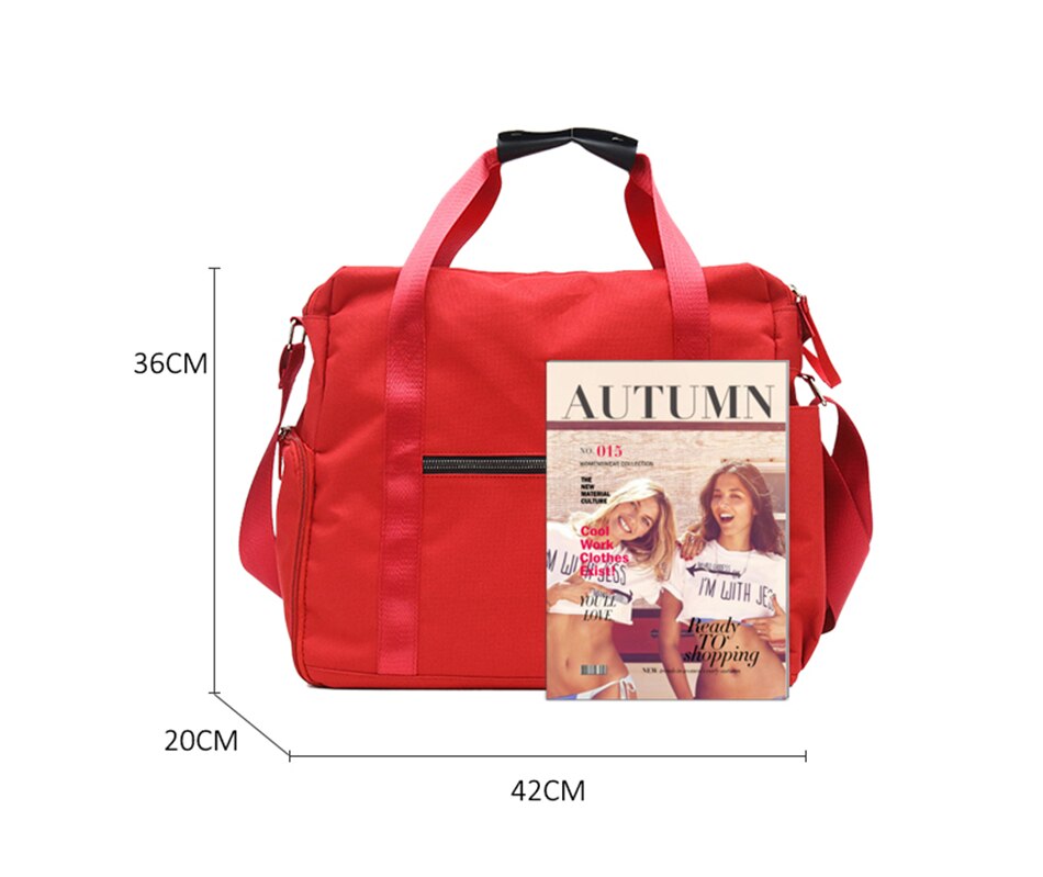 Fashion Training Gym Fitness Bag Women Men With Shoes Pocket Dry Wet Travel Handbag Luggage Fashion Sport Swimming Yoga Mat Bags