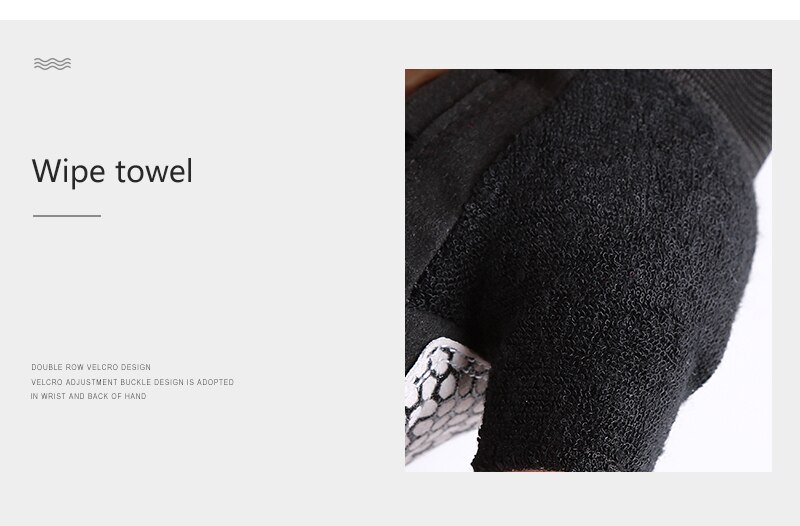 Half Finger Gym Gloves Heavyweight Sport Exercise Weight Lifting Gloves Protector Anti-slip Body Building Training Fitness Glove