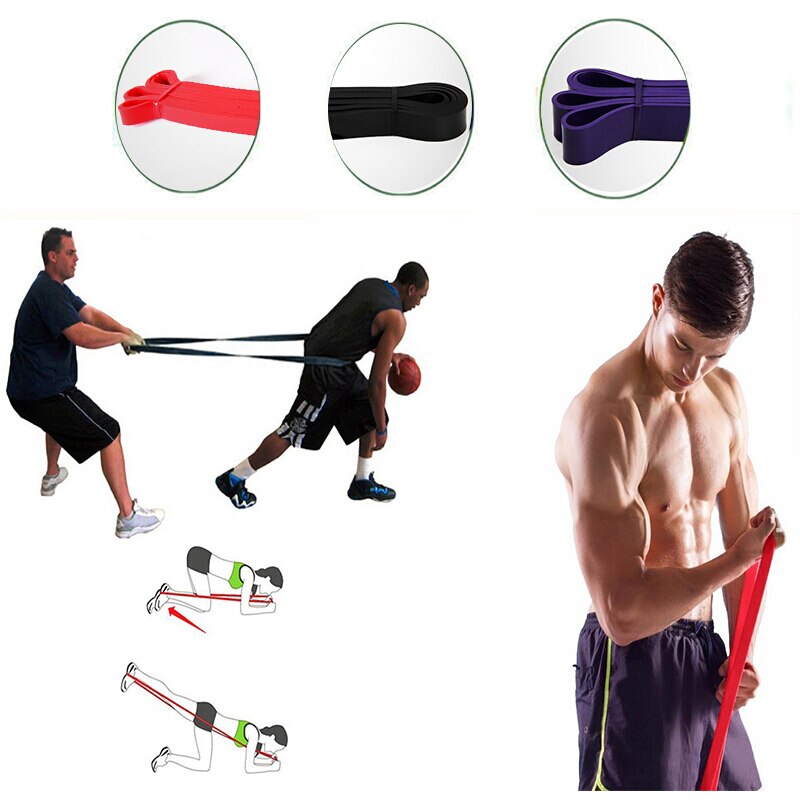 Resistance Band 208cm Fitness Rubber Bands Home Pilates Yoga  Loop Expander Workout Exercise Sports Pull up Assist Elastic Bands