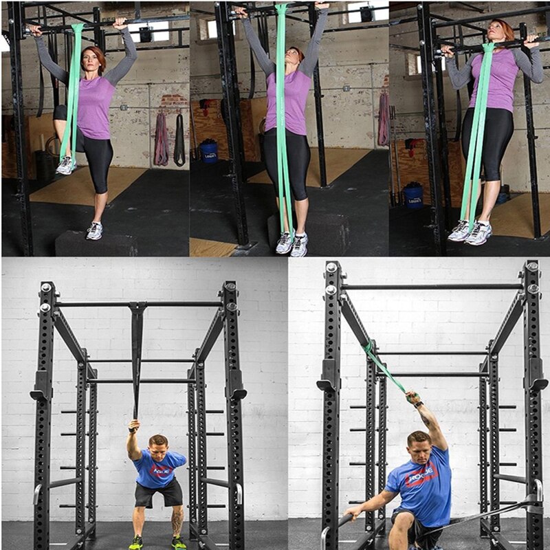 Resistance Band 208cm Fitness Rubber Bands Home Pilates Yoga  Loop Expander Workout Exercise Sports Pull up Assist Elastic Bands