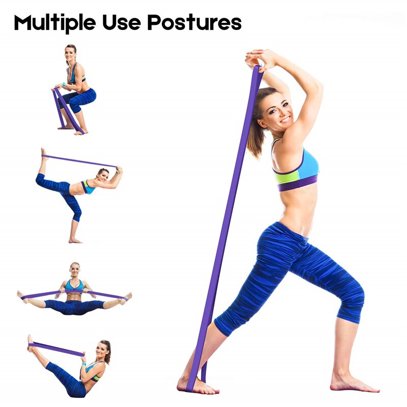 Resistance Band 208cm Fitness Rubber Bands Home Pilates Yoga  Loop Expander Workout Exercise Sports Pull up Assist Elastic Bands