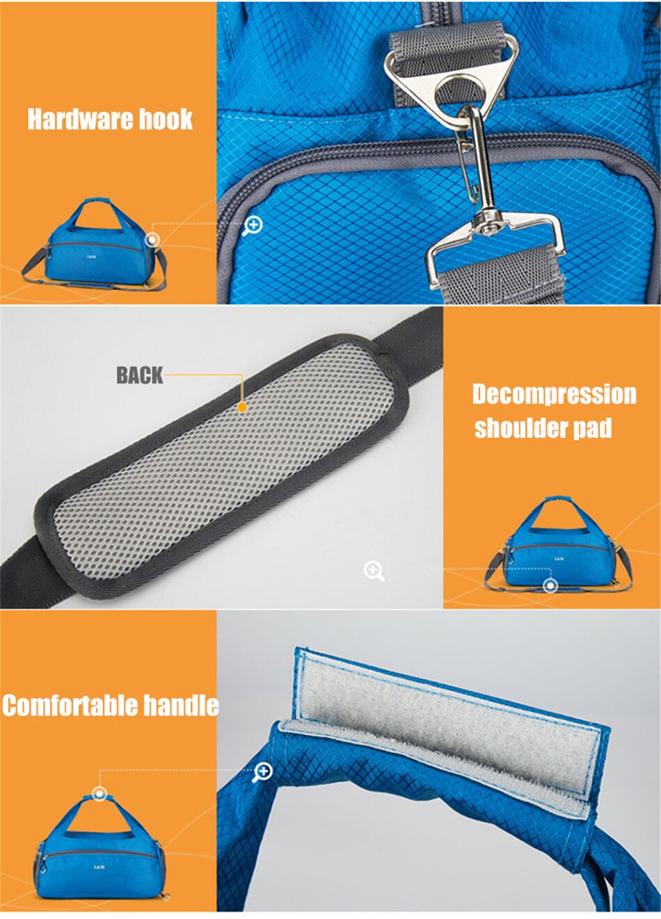 Dry Wet Swimming Gym Bags Oxford Fitness Yoga Mat Bag Women Training Sports Travel Outdoor Shoulder Handbag With Shoes Warehouse