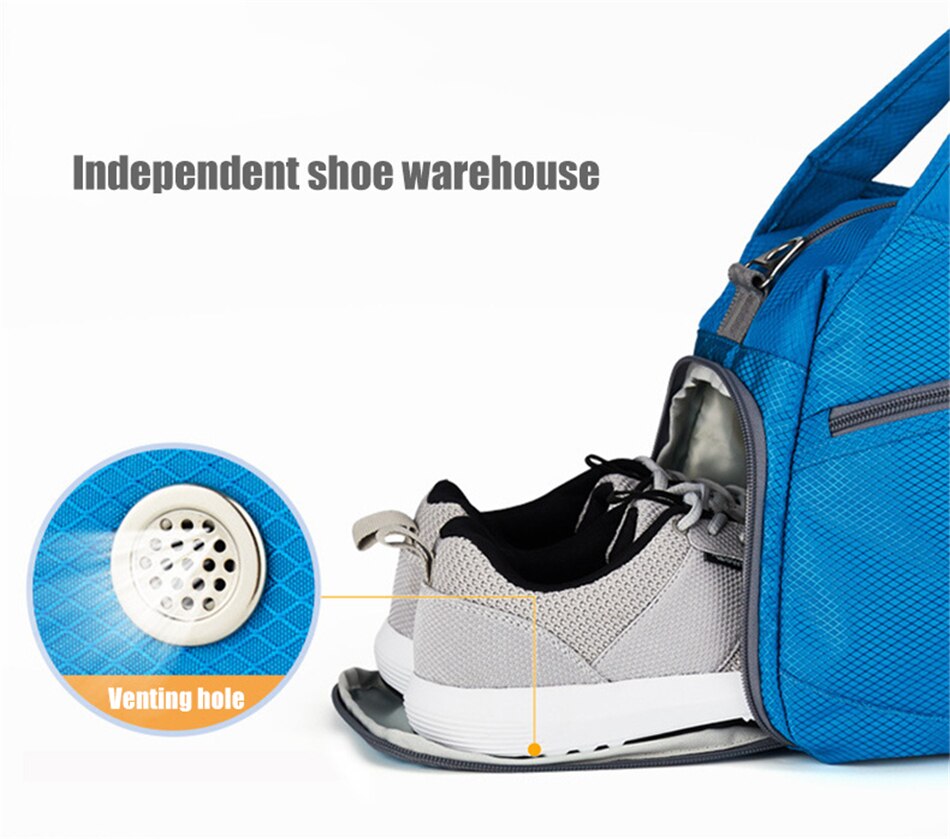 Dry Wet Swimming Gym Bags Oxford Fitness Yoga Mat Bag Women Training Sports Travel Outdoor Shoulder Handbag With Shoes Warehouse