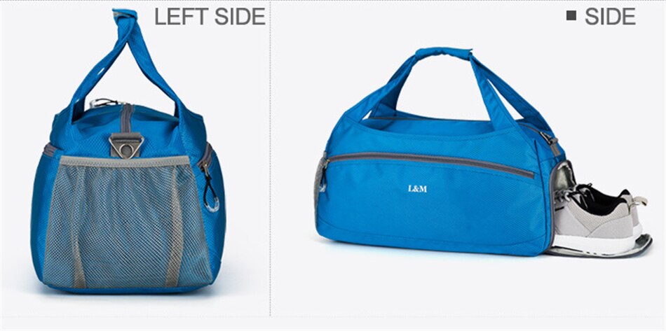 Dry Wet Swimming Gym Bags Oxford Fitness Yoga Mat Bag Women Training Sports Travel Outdoor Shoulder Handbag With Shoes Warehouse