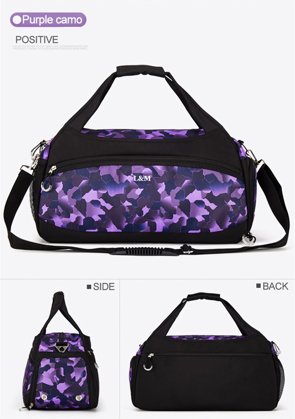 Dry Wet Swimming Gym Bags Oxford Fitness Yoga Mat Bag Women Training Sports Travel Outdoor Shoulder Handbag With Shoes Warehouse