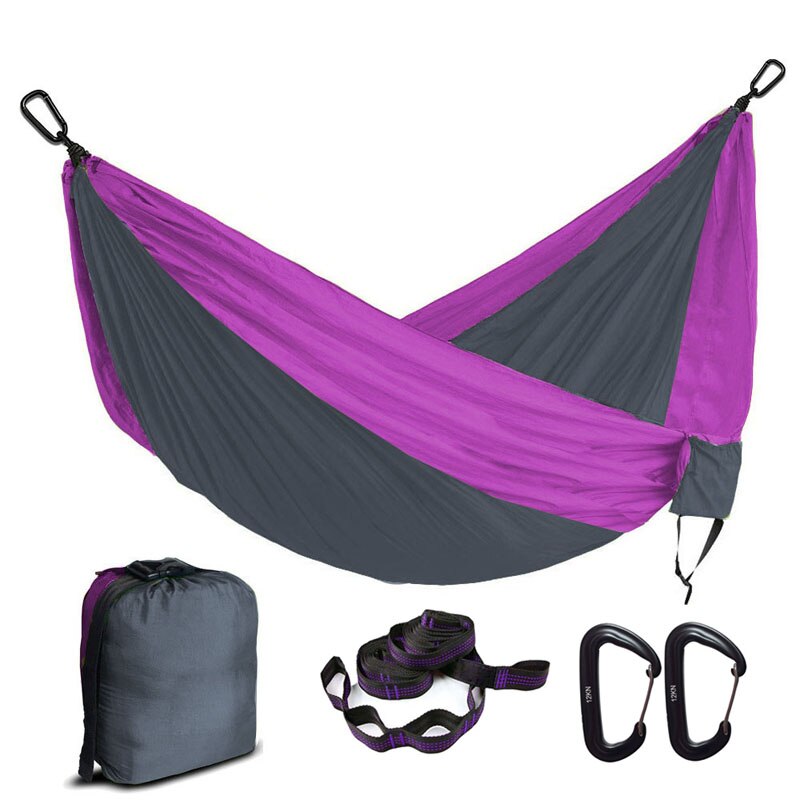 2 Person Parachute Hammock Portable Army Survival Hammocks Travel Hamaca  Hamak Nylon Hamaca Hamak Camping Hamac Ramac