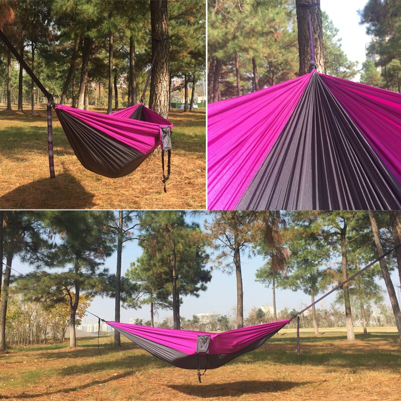 2 Person Parachute Hammock Portable Army Survival Hammocks Travel Hamaca  Hamak Nylon Hamaca Hamak Camping Hamac Ramac