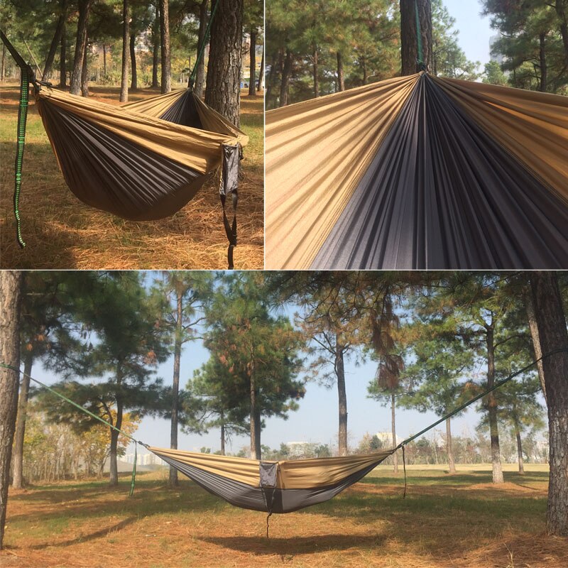 2 Person Parachute Hammock Portable Army Survival Hammocks Travel Hamaca  Hamak Nylon Hamaca Hamak Camping Hamac Ramac