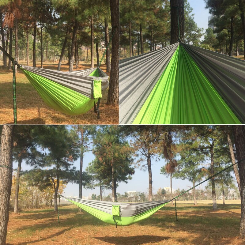 2 Person Parachute Hammock Portable Army Survival Hammocks Travel Hamaca  Hamak Nylon Hamaca Hamak Camping Hamac Ramac