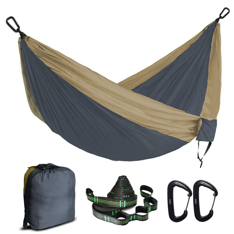2 Person Parachute Hammock Portable Army Survival Hammocks Travel Hamaca  Hamak Nylon Hamaca Hamak Camping Hamac Ramac