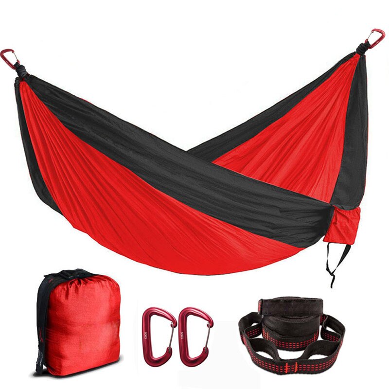 2 Person Parachute Hammock Portable Army Survival Hammocks Travel Hamaca  Hamak Nylon Hamaca Hamak Camping Hamac Ramac