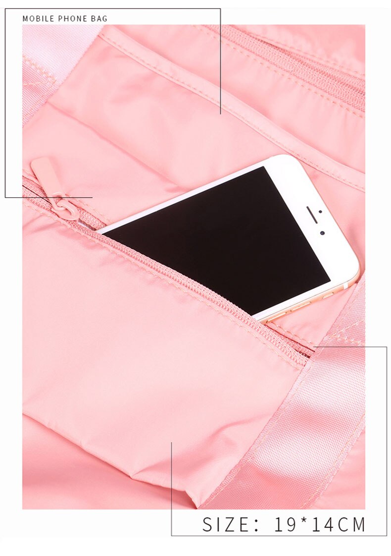 New Gym Yoga Mat Fitness Bags Dry Wet Women Men Travel Sport Foldable Lightweight Shoulder Bag Waterproof Wear Resistant Handbag