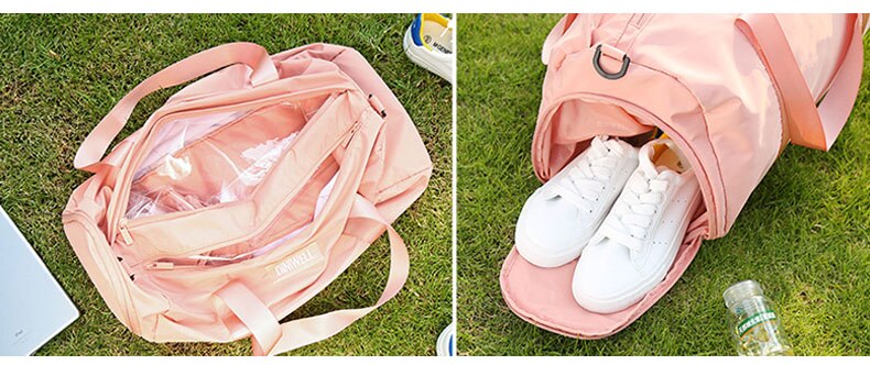 New Gym Yoga Mat Fitness Bags Dry Wet Women Men Travel Sport Foldable Lightweight Shoulder Bag Waterproof Wear Resistant Handbag