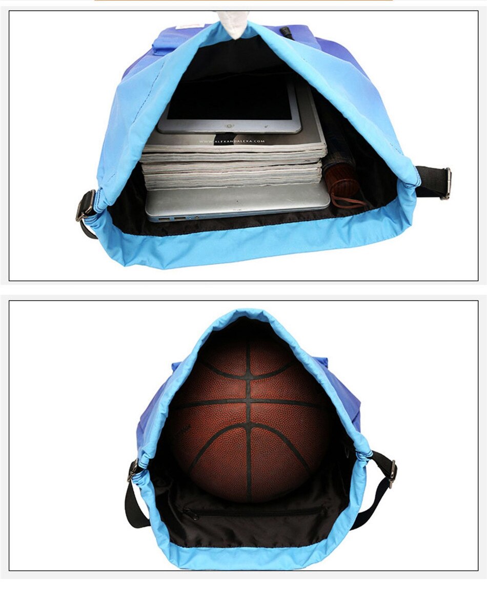 Outdoor Sports Lightweight Men And Women Drawstring Backpack Running Waterproof Backpack Travel Fitness Swimming Bag Soft Back