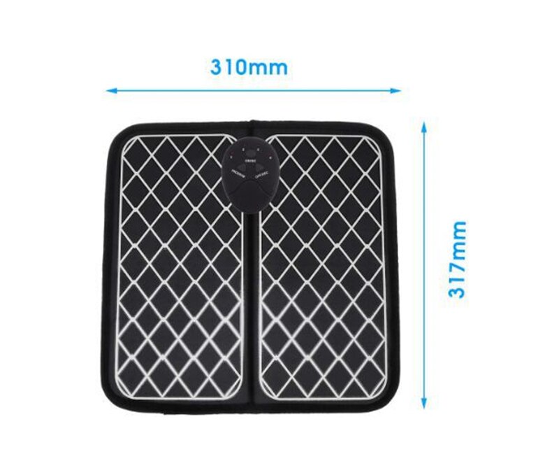 Electric EMS Foot Massager Pad Wireless Feet Muscle Stimulator Massage Mat Relieve Pain ABS Physiotherapy Foot Vibrate Massage