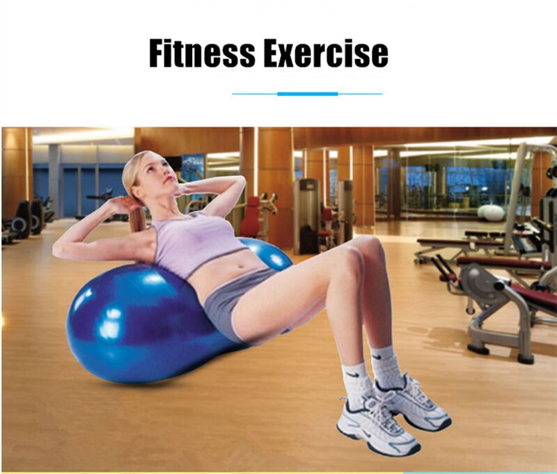 Sports Yoga Balls Pilates Peanut Fitness Ball Gym Exercise Balance Fitball Explosion-proof Exercise Pilates Workout Massage Ball