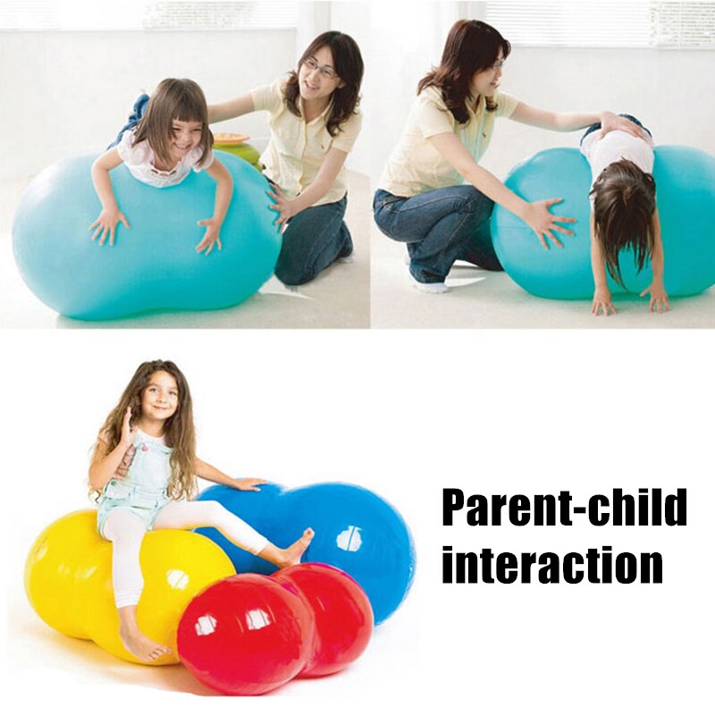 Sports Yoga Balls Pilates Peanut Fitness Ball Gym Exercise Balance Fitball Explosion-proof Exercise Pilates Workout Massage Ball