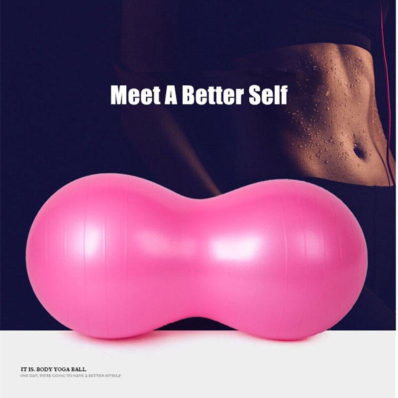 Sports Yoga Balls Pilates Peanut Fitness Ball Gym Exercise Balance Fitball Explosion-proof Exercise Pilates Workout Massage Ball