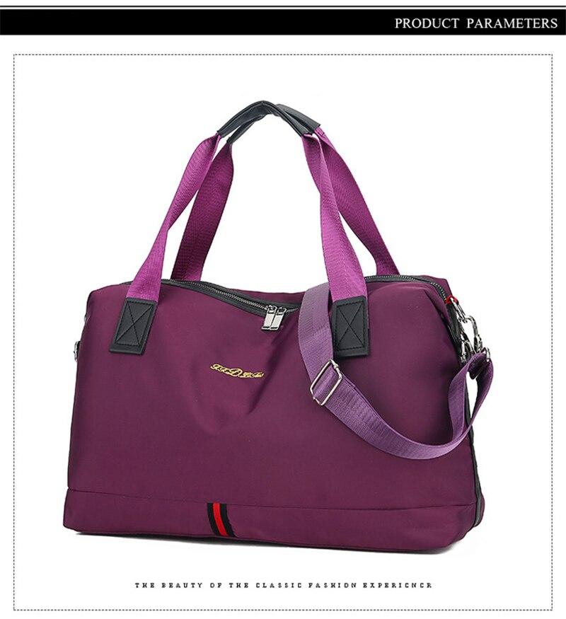 New Women Traveling Yoga Gym Bag Fitness Sport Waterproof Nylon Crossbody Handbag Multifunctional Shoulder Bags For Shoes Pocket