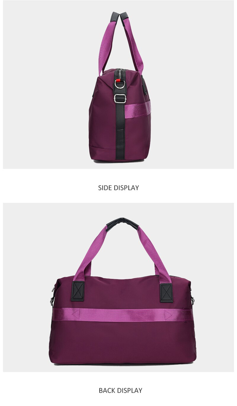 New Women Traveling Yoga Gym Bag Fitness Sport Waterproof Nylon Crossbody Handbag Multifunctional Shoulder Bags For Shoes Pocket