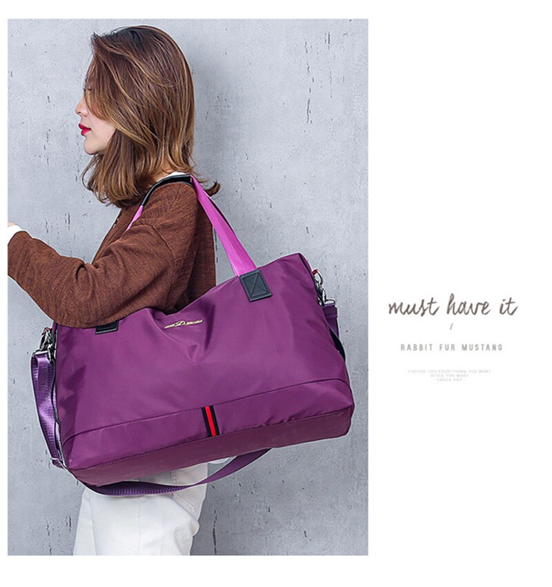 New Women Traveling Yoga Gym Bag Fitness Sport Waterproof Nylon Crossbody Handbag Multifunctional Shoulder Bags For Shoes Pocket