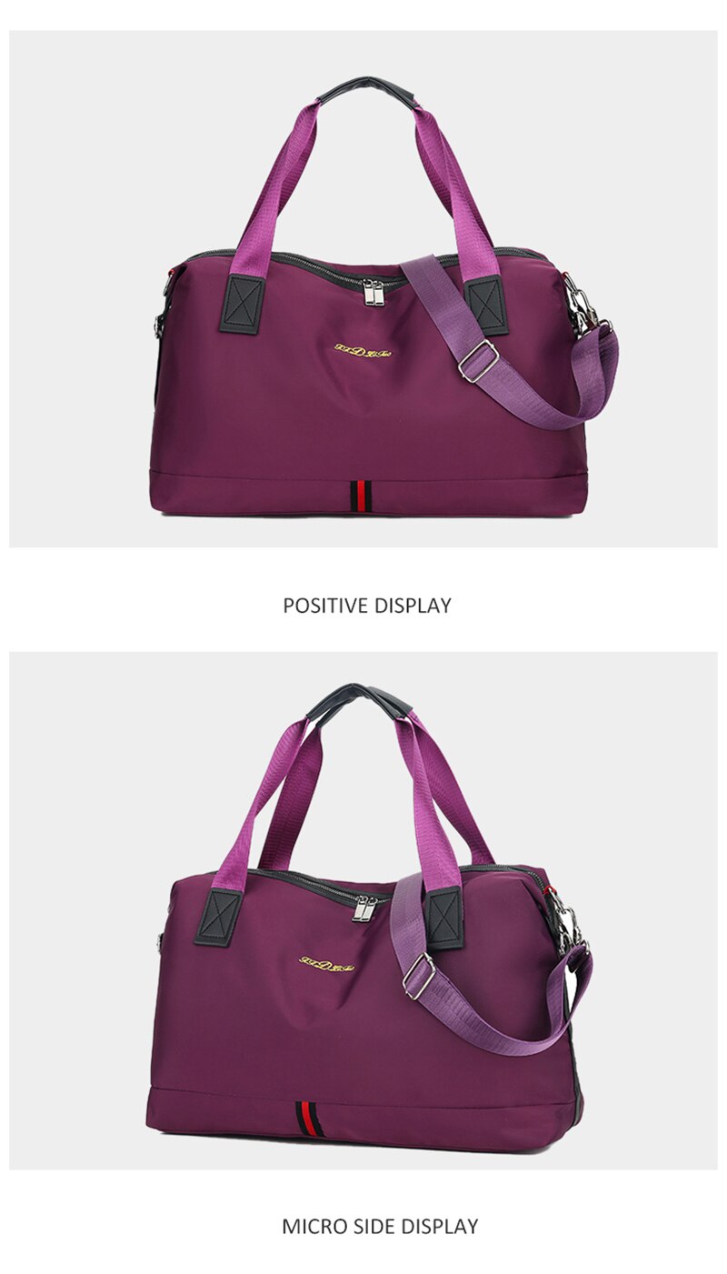 New Women Traveling Yoga Gym Bag Fitness Sport Waterproof Nylon Crossbody Handbag Multifunctional Shoulder Bags For Shoes Pocket