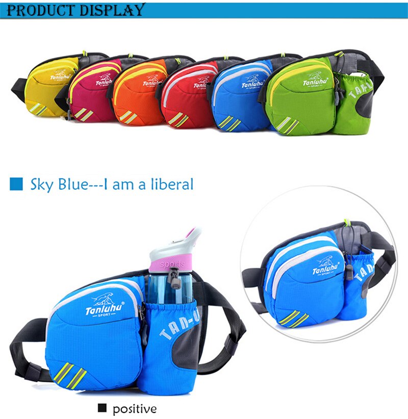 Running Waist Pack Men Women Belt Case Pocket Camping Hiking Sports Mobile Phone Chest Bag Waterproof Multifunctional Kettle Bag