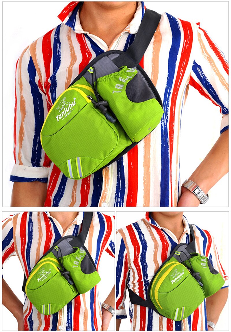 Running Waist Pack Men Women Belt Case Pocket Camping Hiking Sports Mobile Phone Chest Bag Waterproof Multifunctional Kettle Bag