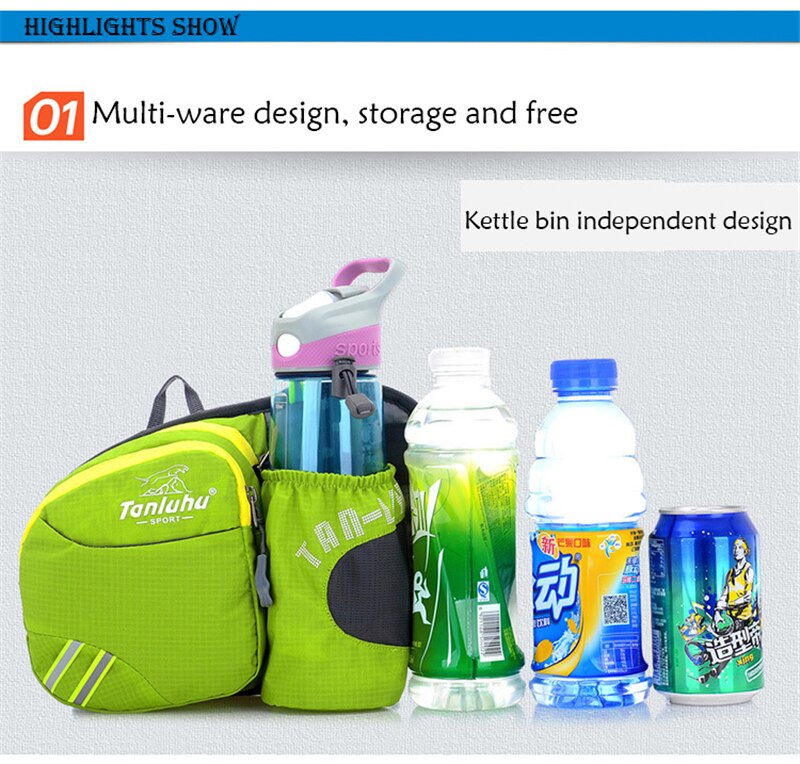 Running Waist Pack Men Women Belt Case Pocket Camping Hiking Sports Mobile Phone Chest Bag Waterproof Multifunctional Kettle Bag