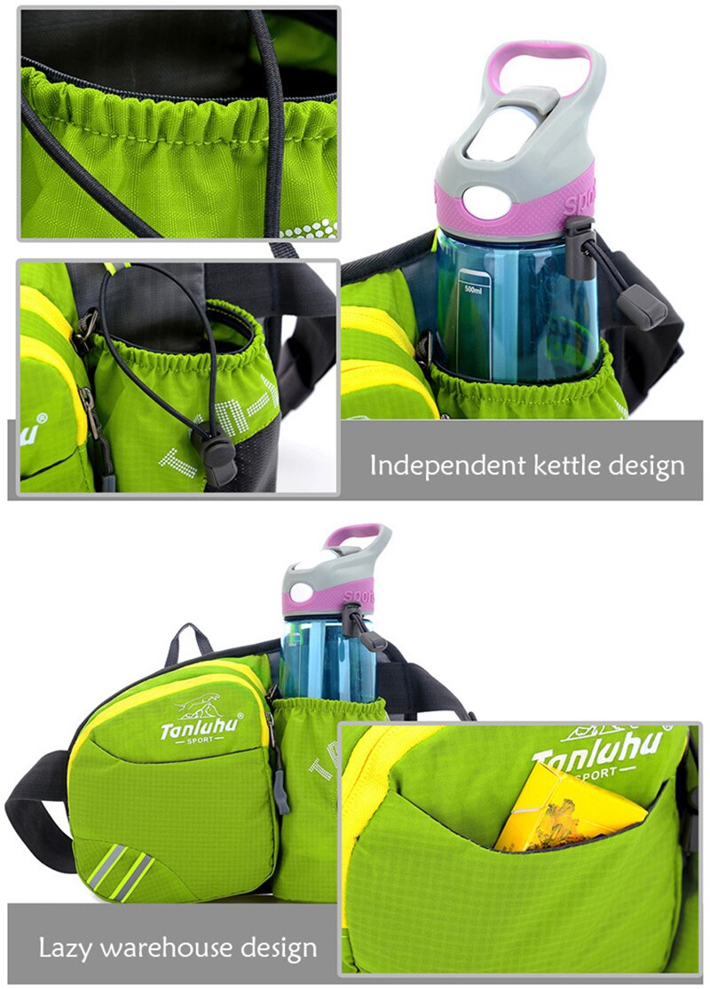 Running Waist Pack Men Women Belt Case Pocket Camping Hiking Sports Mobile Phone Chest Bag Waterproof Multifunctional Kettle Bag