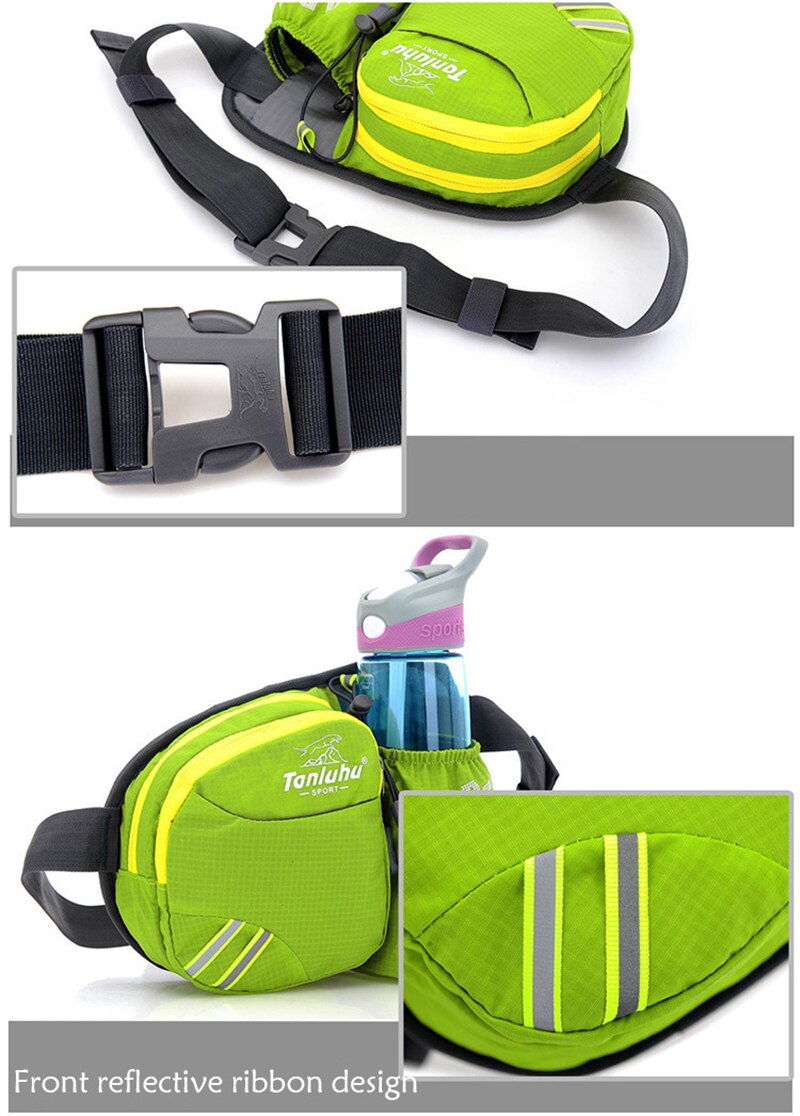 Running Waist Pack Men Women Belt Case Pocket Camping Hiking Sports Mobile Phone Chest Bag Waterproof Multifunctional Kettle Bag