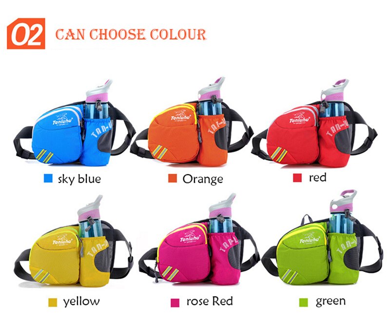 Running Waist Pack Men Women Belt Case Pocket Camping Hiking Sports Mobile Phone Chest Bag Waterproof Multifunctional Kettle Bag