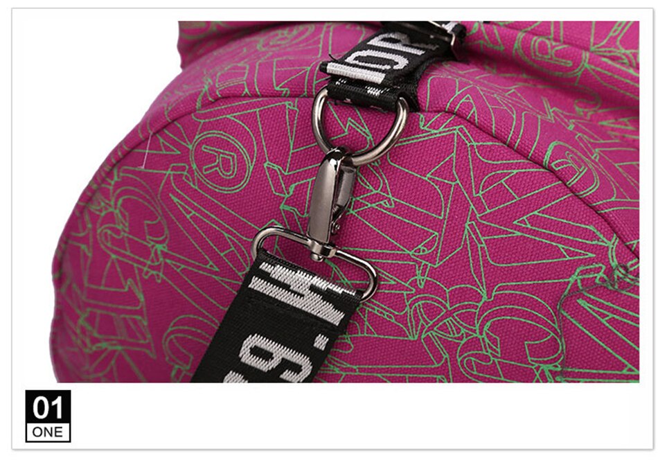 New Waterproof Canvas Gym Backpack Women Men Fitness Multifunction Shoulder Crossbody Bag Fashion Yoga Travel Outdoor Sports Bag