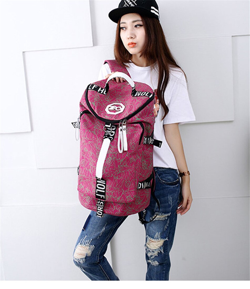 New Waterproof Canvas Gym Backpack Women Men Fitness Multifunction Shoulder Crossbody Bag Fashion Yoga Travel Outdoor Sports Bag