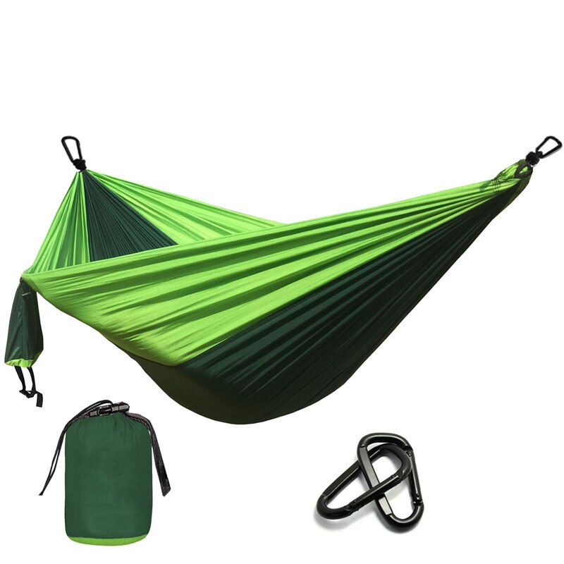 Portable Nylon Parachute Hammock Camping Survival Garden  Hunting Leisure Hamac Travel Double Person Hamak Free shipping