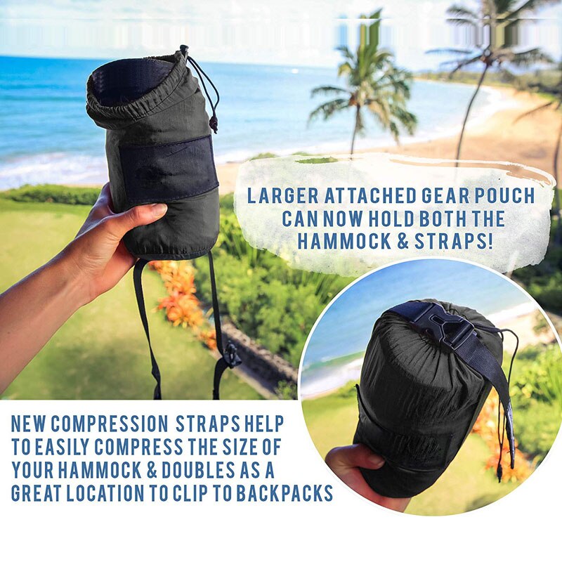 Portable Nylon Parachute Hammock Camping Survival Garden  Hunting Leisure Hamac Travel Double Person Hamak Free shipping