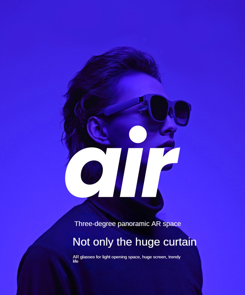 New Nreal Air Smart AR Glasses HD Private Giant Mobile Computer Projection Screen Viewing Portable Game Video Music Sunglasses