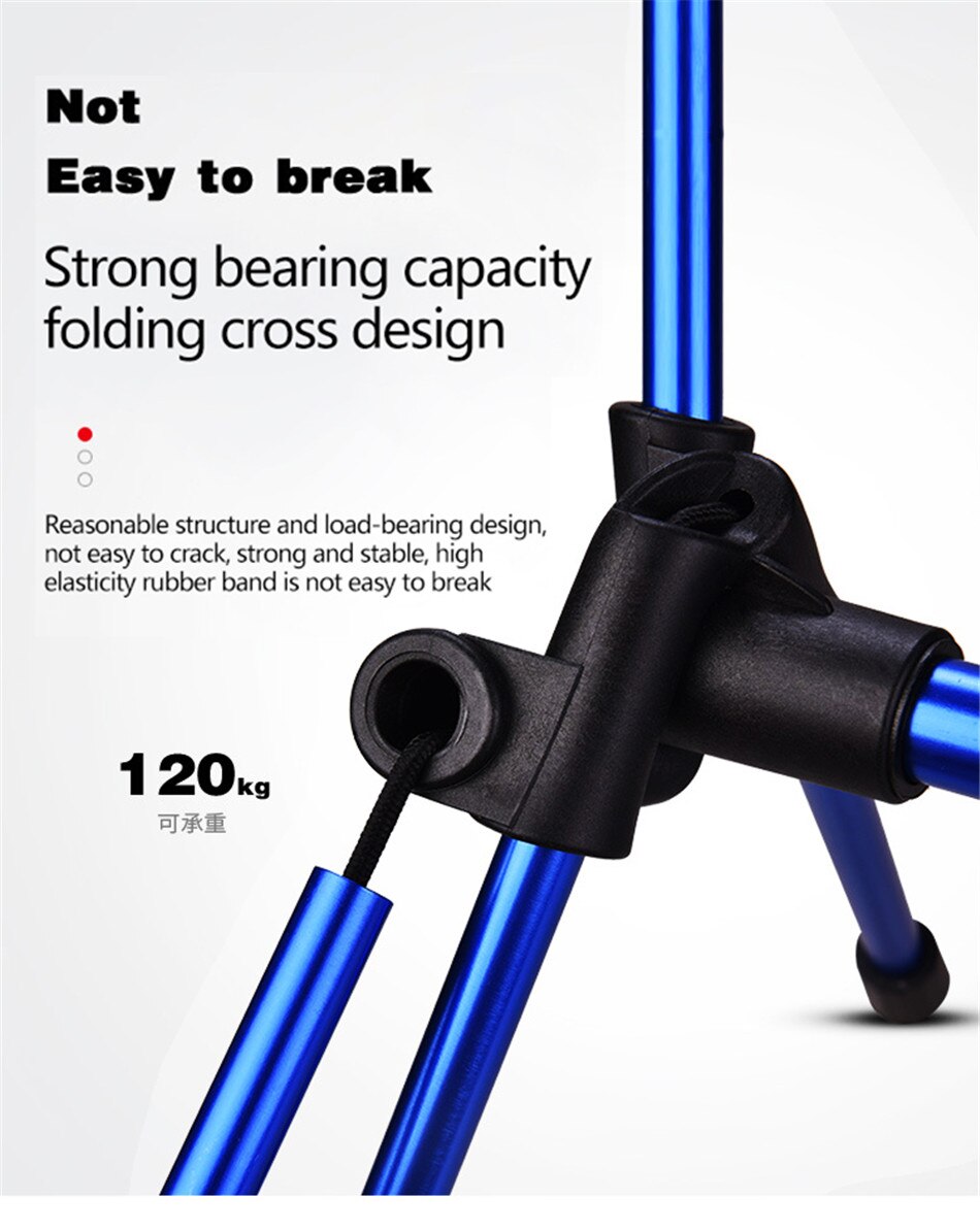 Outdoor Camping Portable Folding Camouflage Moon Chair Ultra Light Aluminum Alloy Outing Camping Fishing Back Chair Beach Chair