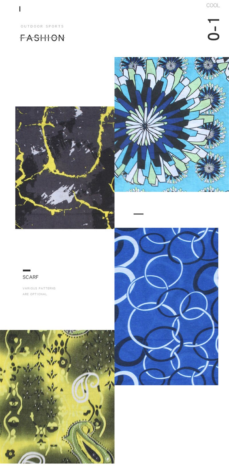 Multifunctional Sports Headwear Headband Bandana Balaclava Face Cover Scarf Sweatband Hairband for Cycling Yoga Camping Hiking