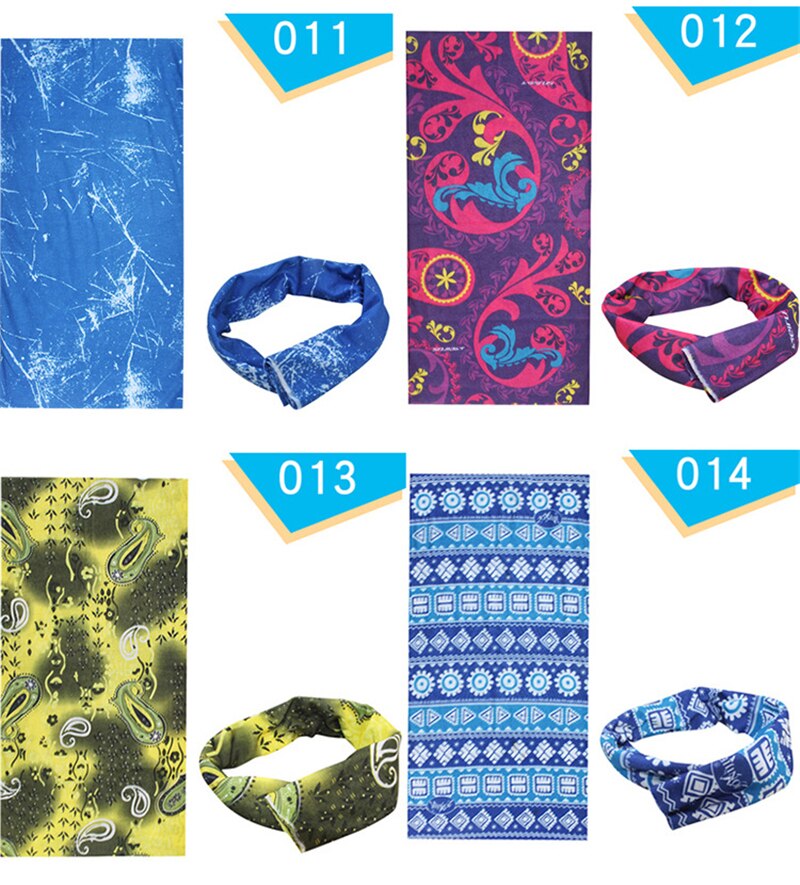 Multifunctional Sports Headwear Headband Bandana Balaclava Face Cover Scarf Sweatband Hairband for Cycling Yoga Camping Hiking