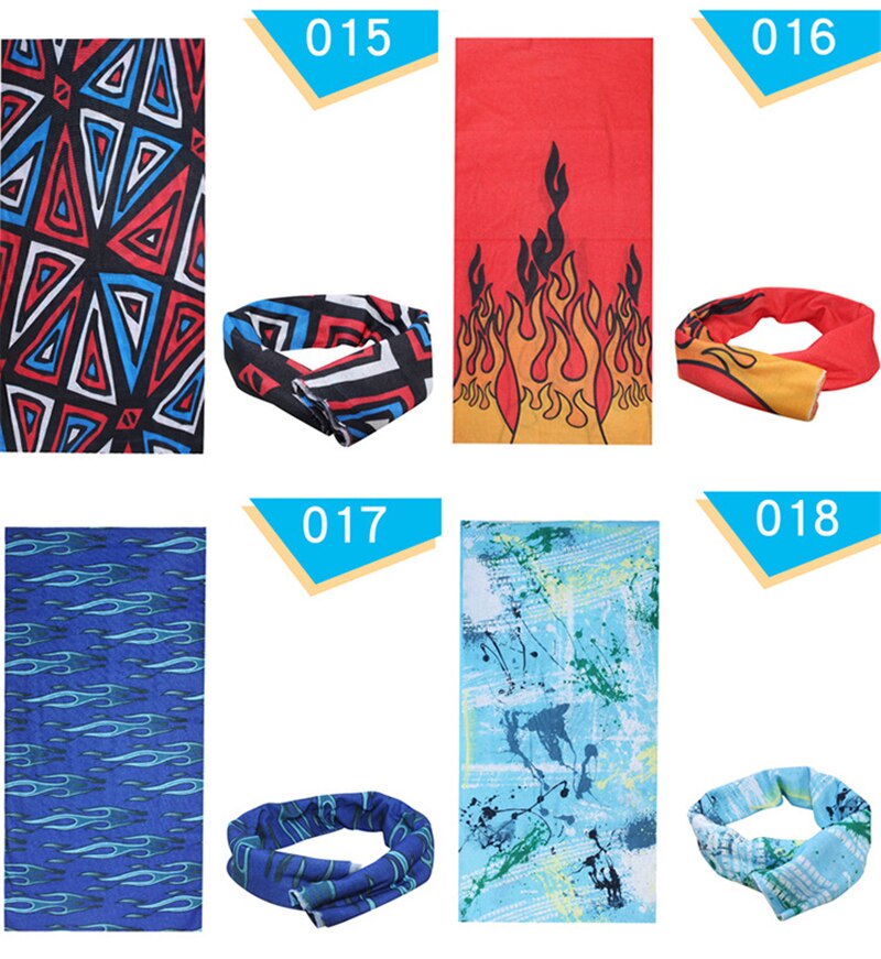 Multifunctional Sports Headwear Headband Bandana Balaclava Face Cover Scarf Sweatband Hairband for Cycling Yoga Camping Hiking