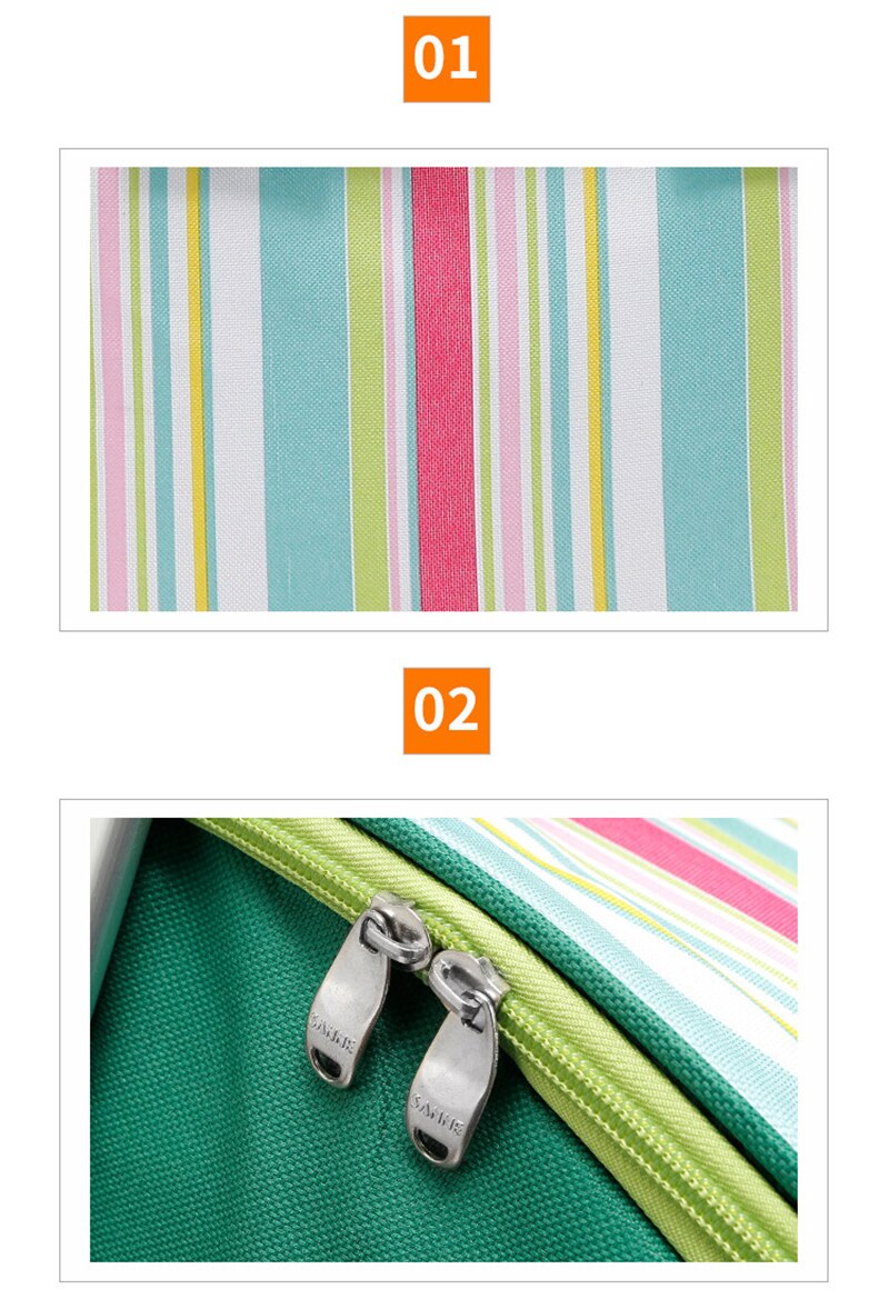 Portable 26L Picnic Basket Camping Refrigerator Bag Beer Ice Cooler Thermo Tourism Food Storage Box Outdoor Beach Lunch Handbag