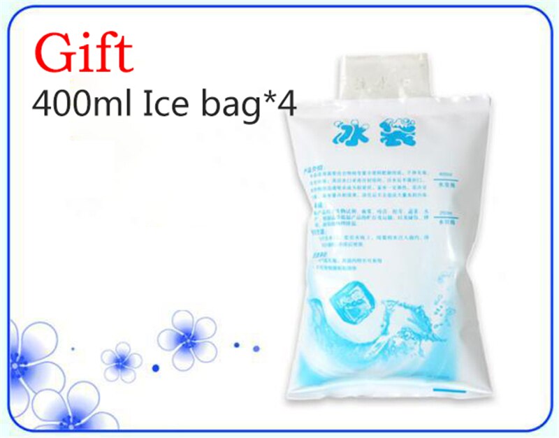 Portable 26L Picnic Basket Camping Refrigerator Bag Beer Ice Cooler Thermo Tourism Food Storage Box Outdoor Beach Lunch Handbag