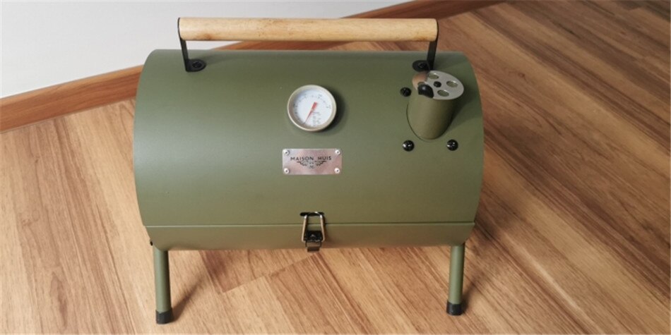 Portable Outdoor Barbecue Grill Household Small Barbecue Skewers Thickened Carbon Grill Camping Picnic Suitable For 3-5 People