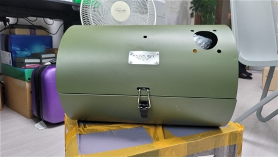 Portable Outdoor Barbecue Grill Household Small Barbecue Skewers Thickened Carbon Grill Camping Picnic Suitable For 3-5 People