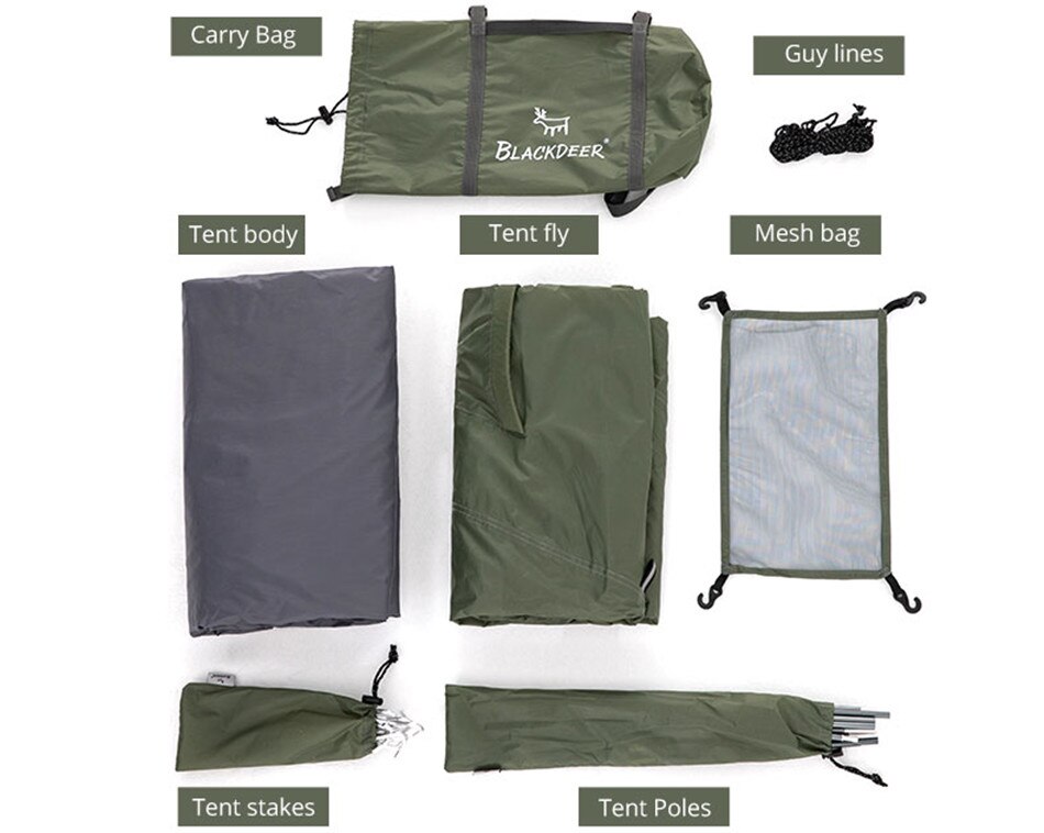 Outdoor Double-layer Waterproof 2-3 People Backpacking Tent Camping Hiking 4 Seasons Winter Tent Snow Skirt Portable Hilly Tent