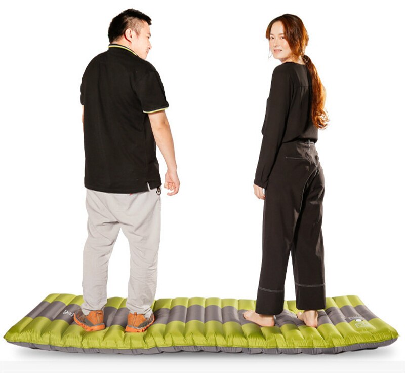 Outdoor Camping Inflatable Cushion Sleeping Bed Beach Picnic Travel Thick Waterproof Ultralight Portable Air Mattress Tent Mats